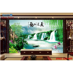 Gạch Tranh 3D Sơn Thủy STM51