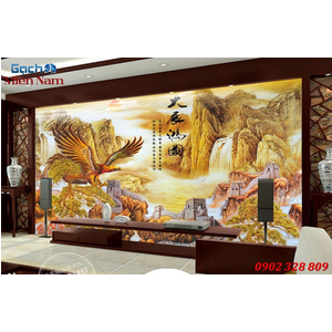 Gạch Tranh 3D Sơn Thủy STM53