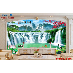 Gạch Tranh 3D Sơn Thủy Hữu Tình STM369