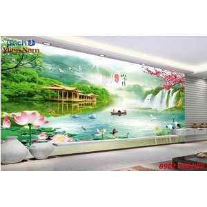 Gạch Tranh 3D Sơn Thủy Hữu Tình STM367