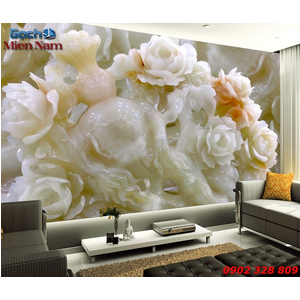 Gạch Tranh Hoa Mẫu Đơn HMD85