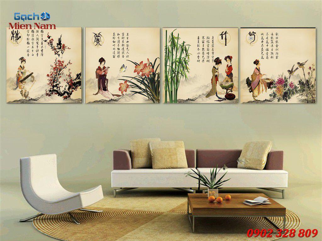 Địa chỉ bán tranh gạch men 3d dùng nguyên liệu cao cấp