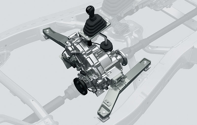 Hệ thống gài cầu trên xe Suzuki Jimny