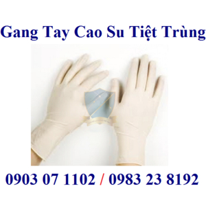 Gang tay cao su tiệt trùng