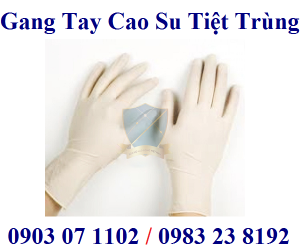 Gang tay cao su tiệt trùng