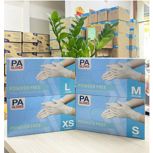 Găng tay cao su y tế latex không bột PA Gloves