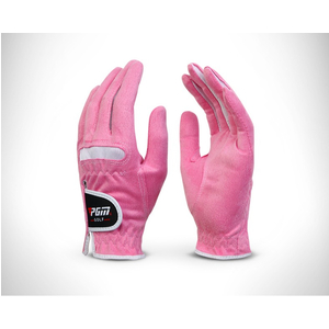 Găng Tay Golf Nữ ST009 Chính Hãng PGM/ Chất Liệu 100% Da Cừu + Vải Lót Lycra/ Thiết Kế Chống Trơn Trượt