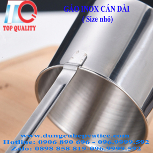 Gáo inox cán dài