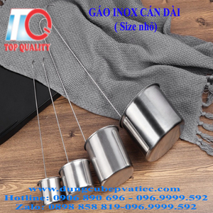 Gáo inox cán dài