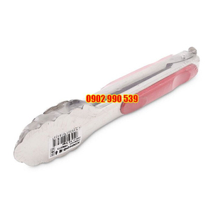 Gắp thức ăn inox có khóa chặn Kinhoo 23cm