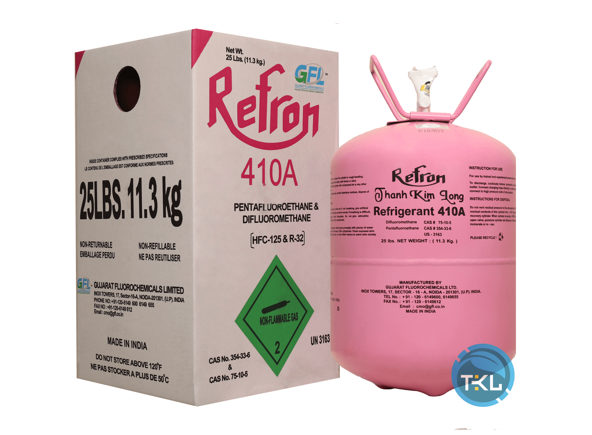 Gas lạnh Refron R410A