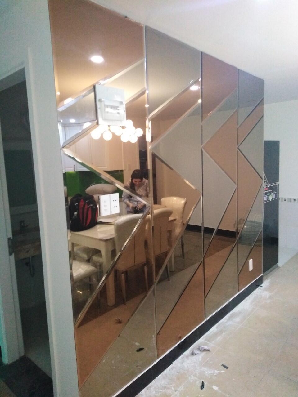 Gương ghép quả trám