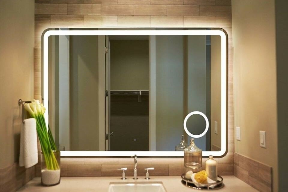 Gương đèn led hình chữ nhật