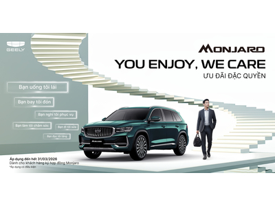 Geely Việt Nam Gia Hạn Chương Trình Đặc Quyền “You Enjoy, We Care” Đến Hết Tháng 3/2026