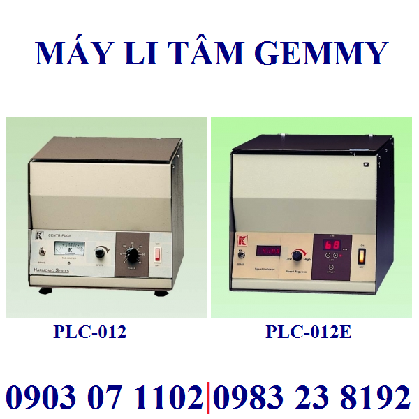 Máy li tâm gemmy model: PLC-012
