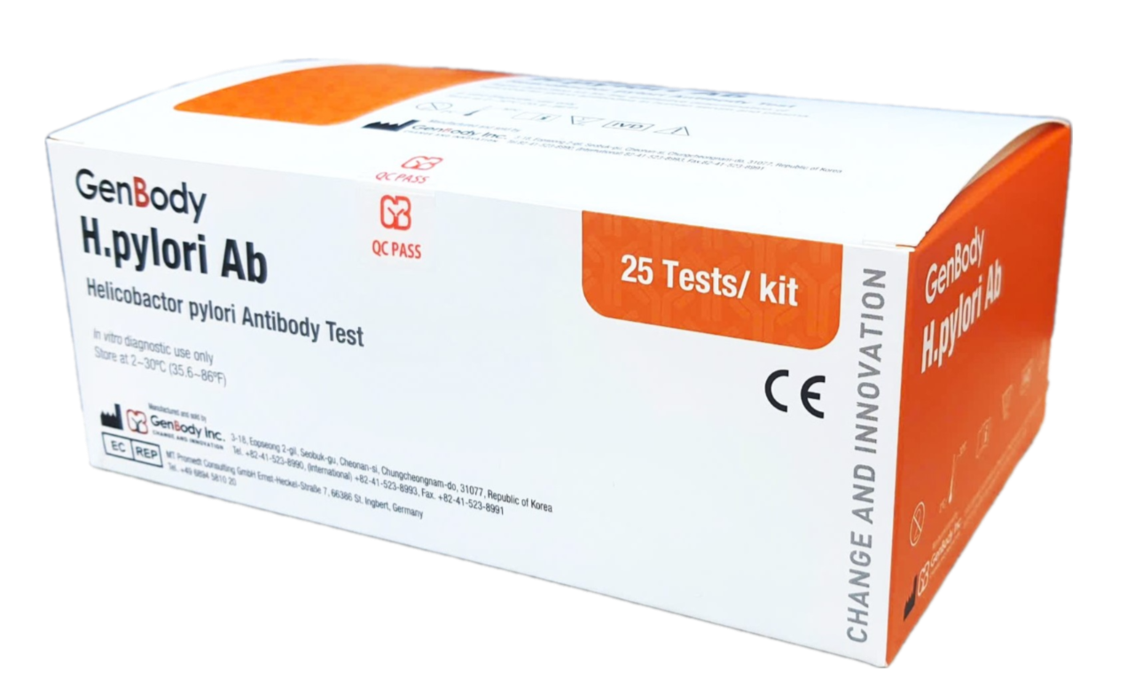Genbody H.Pylori Ab - Test nhanh chuẩn đoán H.pylori Ab