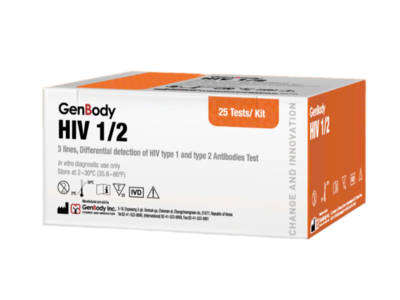 GenBody HIV ½ - Test nhanh chuẩn đoán HIV 1/2