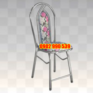 Ghế nhà hàng inox 6 bi nhọn