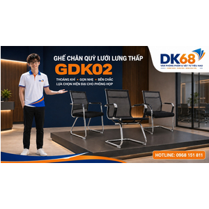 Ghế chân quỳ, lưới, lưng thấp GDK02