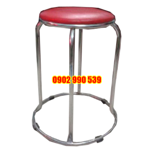 Ghế đôn inox nệm cao cấp