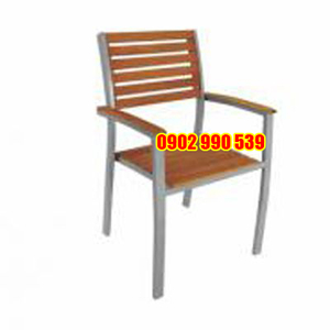 Ghế gỗ khung sắt
