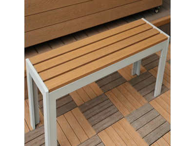 Ghế gỗ nhựa ngoài trời SW-G003 (Ghế băng)