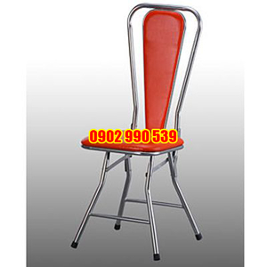 Ghế nhà hàng inox xếp phi 22 x 1 mm