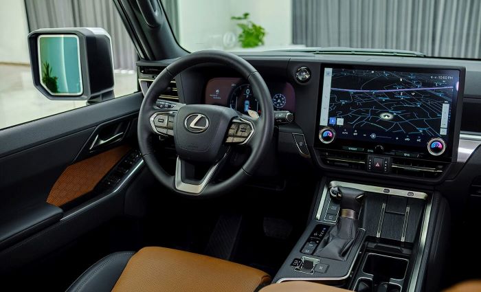 ghế lái lexus GX 550