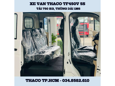 XE TẢI VAN 5 CHỖ THÙNG DÀI 1,6 MÉT - THACO TF450V 5S