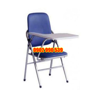 Ghế sinh viên inox lưng lớn nệm xanh