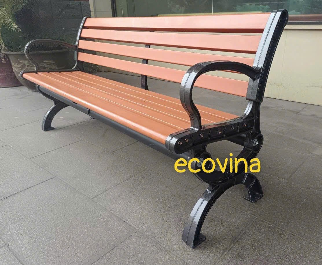 GHẾ TỰA LƯNG CÔNG VIÊN GỖ NHỰA COMPOSITE ECO01