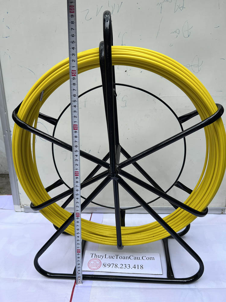 Chiều cao cuộn dây ghi mồi luồn kéo cáp 5mm - 6mm 50m hoặc 100mm là 60cm