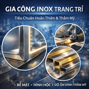 ✨ GIA CÔNG INOX TRANG TRÍ – TIÊU CHUẨN HOÀN THIỆN & THẨM MỸ