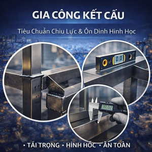 ✨ GIA CÔNG KẾT CẤU | TIÊU CHUẨN CHỊU LỰC & ỔN ĐỊNH HÌNH HỌC