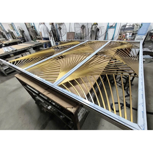Vách ngăn inox PVD theo bản vẽ: chọn hình dáng và phạm vi lắp