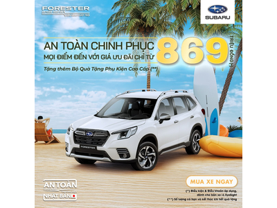 GIÁ LĂN BÁNH CÁC PHIÊN BẢN XE SUBARU FORESTER 2024 NHẬP THÁI NGUYÊN CHIẾC