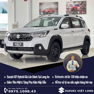 Giá Xe Suzuki XL7 Hybrid Lăn Bánh Tại Long An - Khuyến Mãi 2025