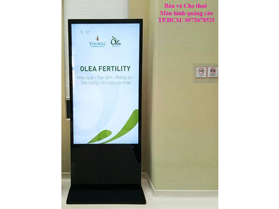 Cho thuê màn hình quảng cáo chân đứng có cảm ứng , một mặt LCD, hai mặt LCD hiển thị tại tp hcm