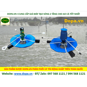 MÁY ĐÁNH TẠO SÓNG BIỂN 2 TẦNG CHẾ ĐỘ TẠO OXY CHO AO MỚI TỐT HIỆU QUẢ HƠN
