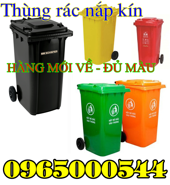 giá thùng rác nhựa 120 lít 240 lít rẻ nhất
