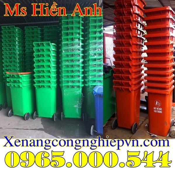 giá thùng rác nhựa 120 lít 240 lít tại Hà Nội 