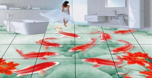 Giá tiền gạch lát nền 3D