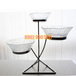 Giá trang trí trái cây 3 tầng