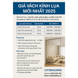 📌 GIÁ VÁCH KÍNH LỤA MỚI NHẤT 2025 – THI CÔNG CHUYÊN NGHIỆP THEO YÊU CẦU
