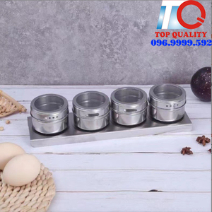 Lọ Gia Vị Có Gắn Đế Bằng Nam Châm
