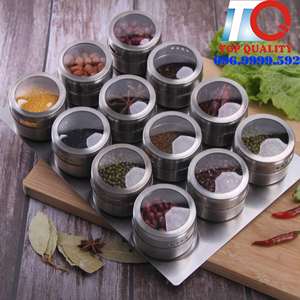 Lọ Gia Vị Có Gắn Đế Bằng Nam Châm