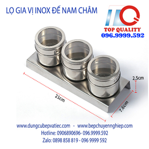 Lọ gia vị có đế nam châm