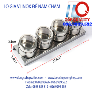 Lọ gia vị có đế nam châm