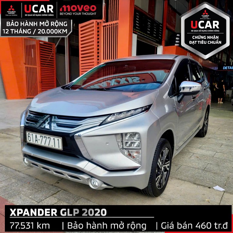 Mitsubishi Xpander số tự động đã qua sử dụng 2020