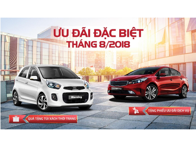 Bảng giá xe Kia Tháng 8 / 2018 tại Kia Cầu Diễn